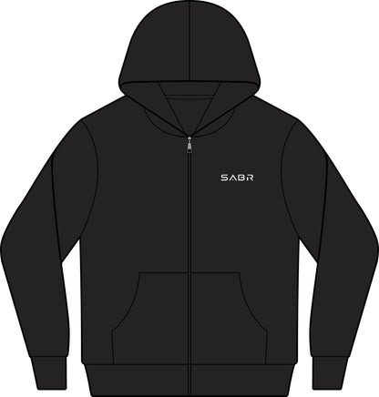 Unisex  Full-Zip Hooded Long Sleeve Tee