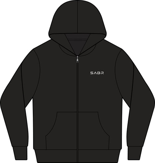 Unisex  Full-Zip Hooded Long Sleeve Tee